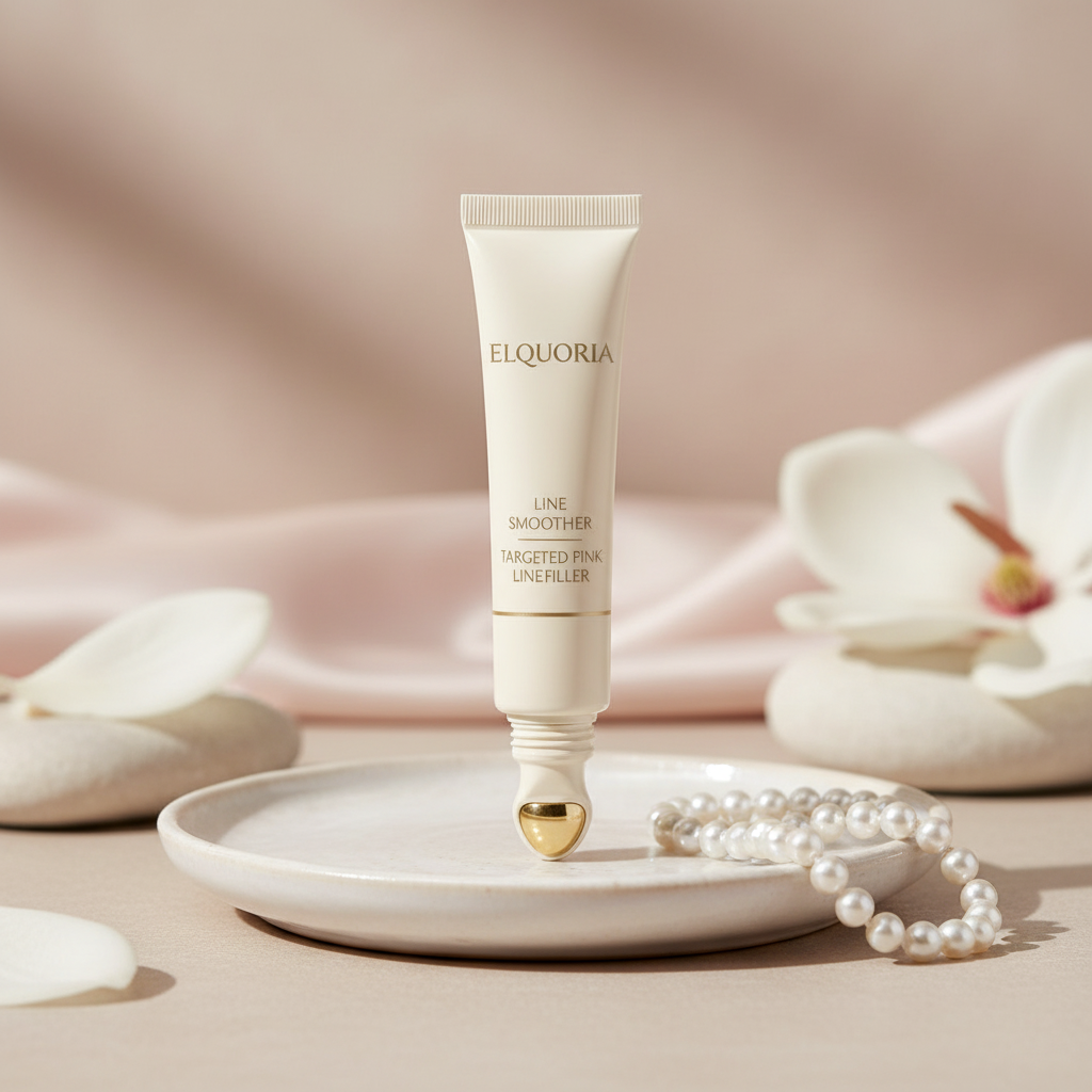 Elquoria Line Perfector Primer in luxurious setting