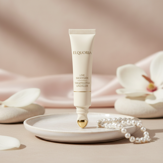 Elquoria Line Perfector Primer in luxurious setting